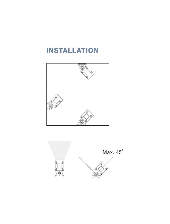 Proiector exterior linear wallwasher Nova Luce WALL WASHER 9011102