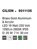 Aplica Nova Luce CILION 9011135