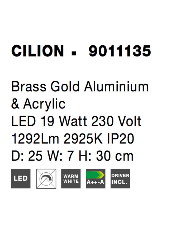Aplica Nova Luce CILION 9011135