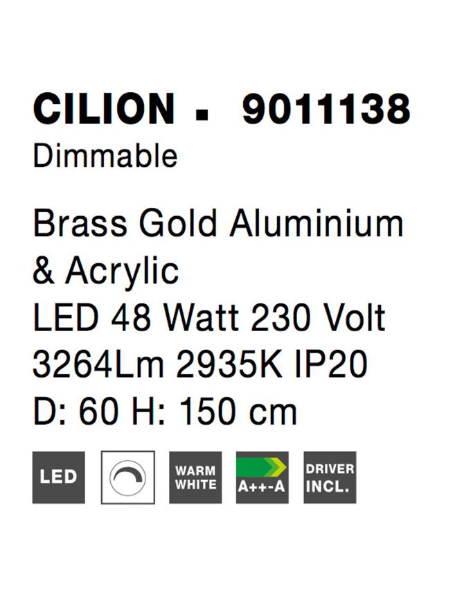 Lustra Nova Luce CILION 9011138