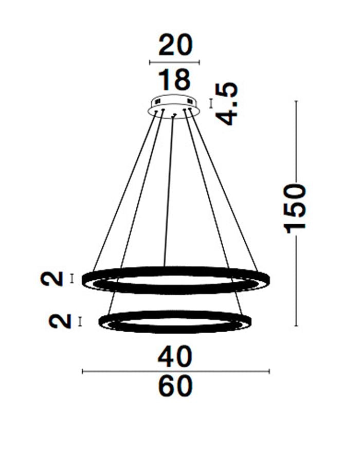 Lustra Nova Luce CILION 9011139