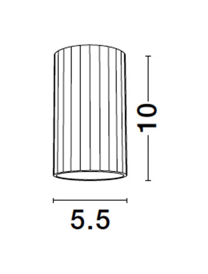 Spot aplicat fix Nova Luce MARE 9011332