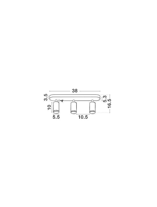 Plafoniera baie Nova Luce MAO 9011418