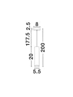 Pendul baie Nova Luce MAO 9011421