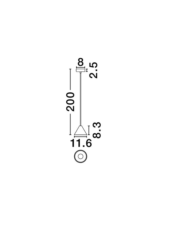 Pendul Nova Luce CONICO 9011431