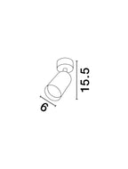 Spot aplicat reglabil Nova Luce REIG 9011532