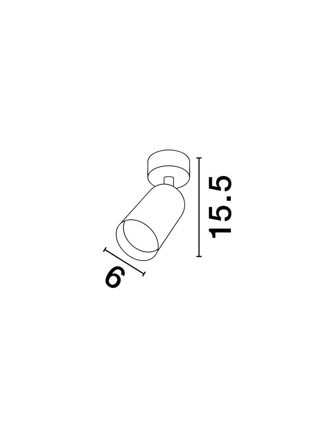 Spot aplicat reglabil Nova Luce REIG 9011533