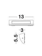Spot aplicat exterior fatade/trepte Nova Luce LIV 9018061