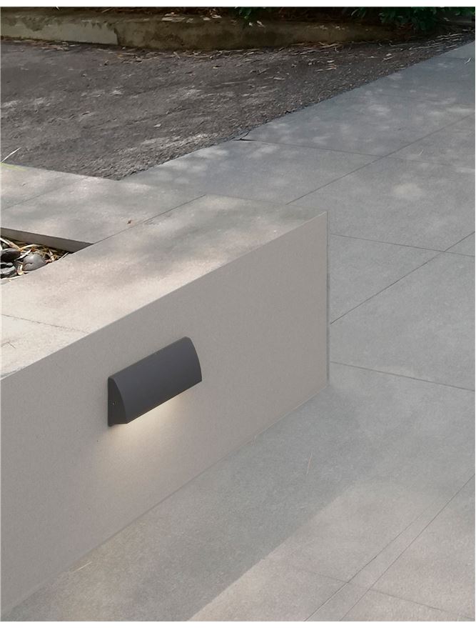 Spot aplicat exterior fatade/trepte Nova Luce LIV 9018062