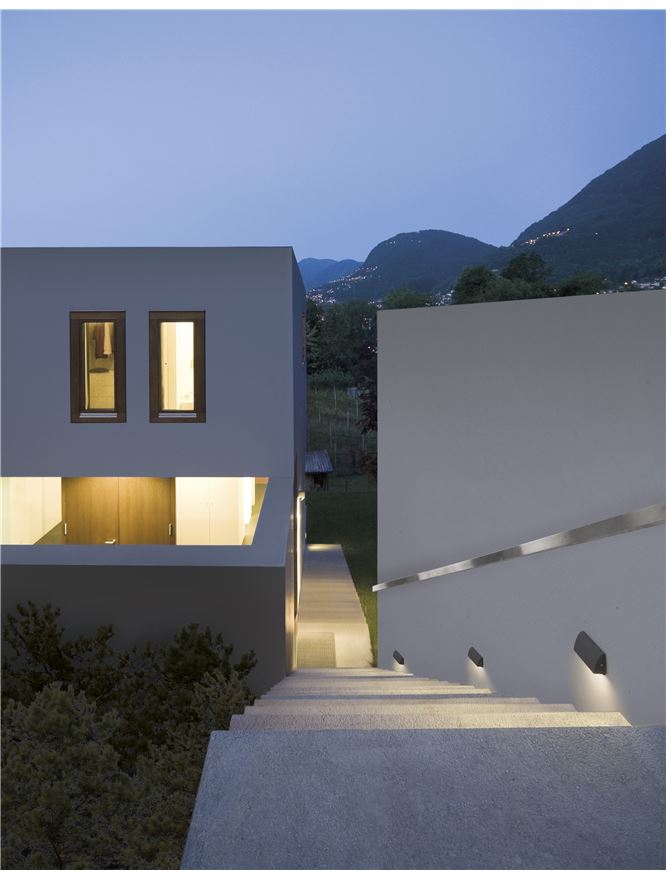 Spot aplicat exterior fatade/trepte Nova Luce LIV 9018062
