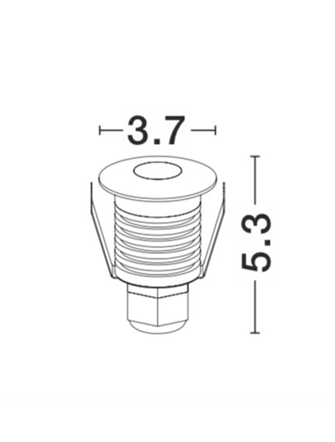 Spot incastrat exterior pardoseala Nova Luce BANG 9019212