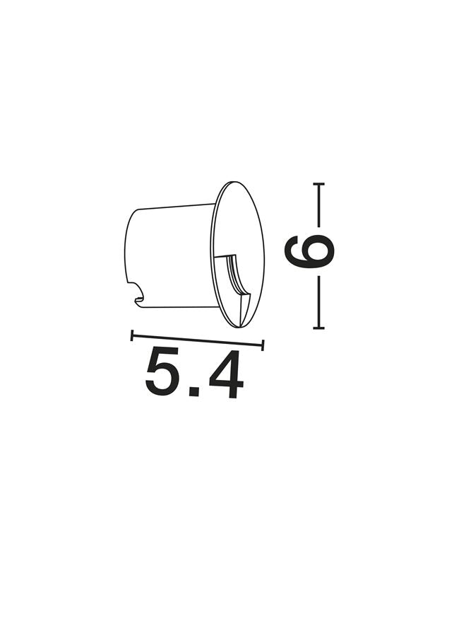 Spot incastrat exterior fatade/trepte Nova Luce ERIS 9019217