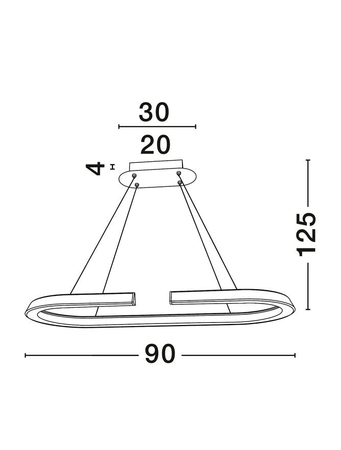 Lustra Nova Luce ELMO 9019732