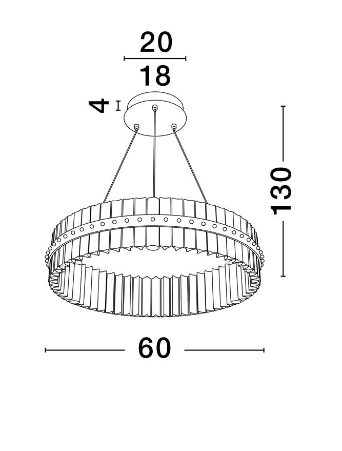 Lustra Nova Luce KEZO 9019733
