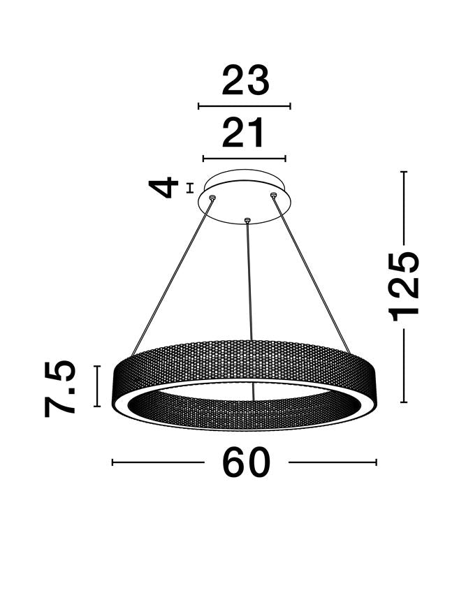 Lustra Nova Luce KLEPSIDRA 9019742