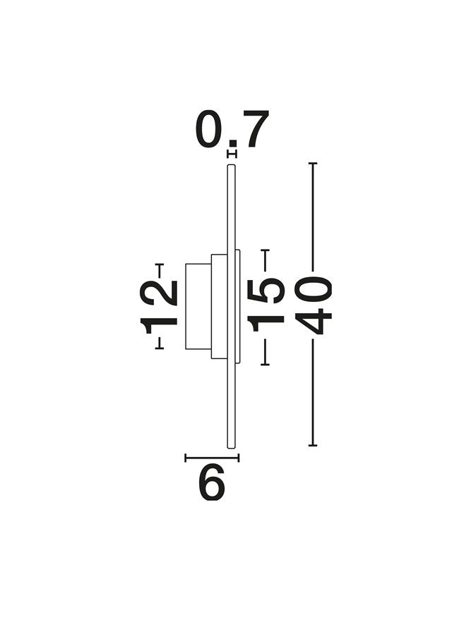 Aplica Nova Luce MARZIO 9019749