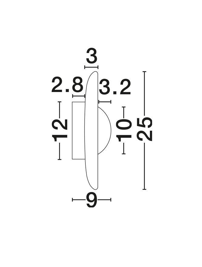 Aplica Nova Luce CERIO 9019755