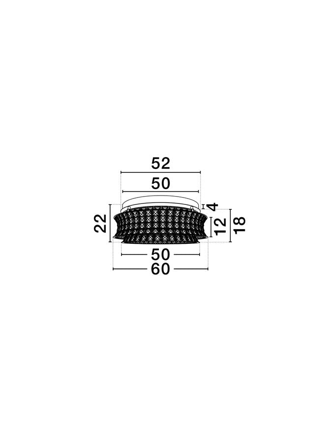 Plafoniera Nova Luce CELYSIA 9019772