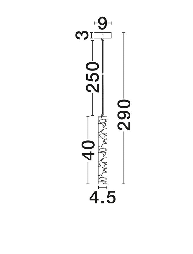 Pendul Nova Luce HULO 9019800