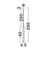 Pendul Nova Luce HULO 9019800