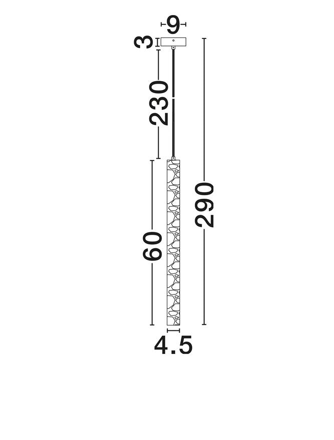 Pendul Nova Luce HULO 9019801