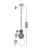 Pendul Nova Luce MARIS 9019802