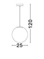 Pendul Nova Luce SERITA 9019810