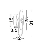 Aplica Nova Luce MARU 9019826