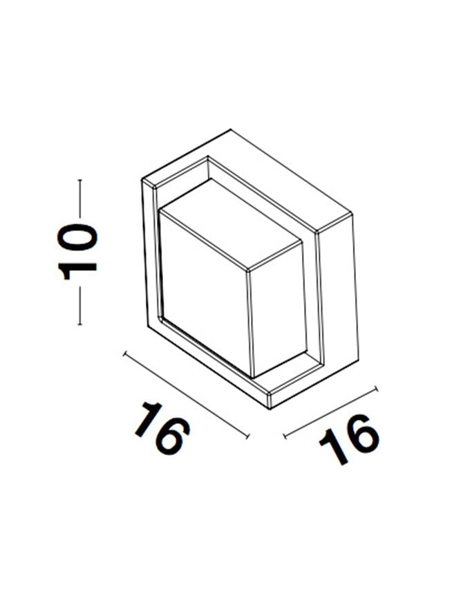 Aplica exterior Nova Luce MAX 9026001