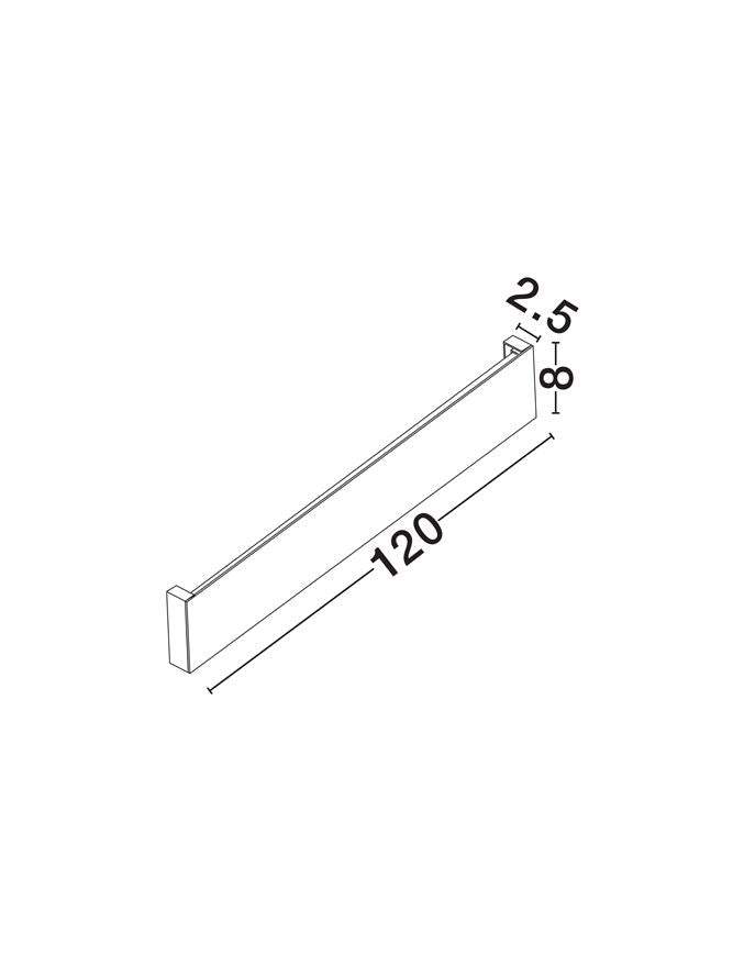 Aplica exterior lineara Nova Luce METRIC 9026143