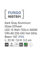 Aplica exterior  Nova Luce FUNGO 9027201