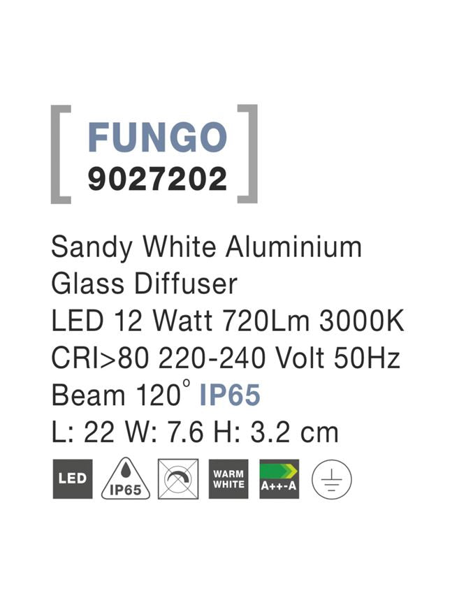 Aplica exterior  Nova Luce FUNGO 9027202