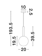 Pendul Nova Luce AMELIA 9028831