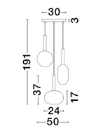 Lustra Nova Luce AMELIA 9028834