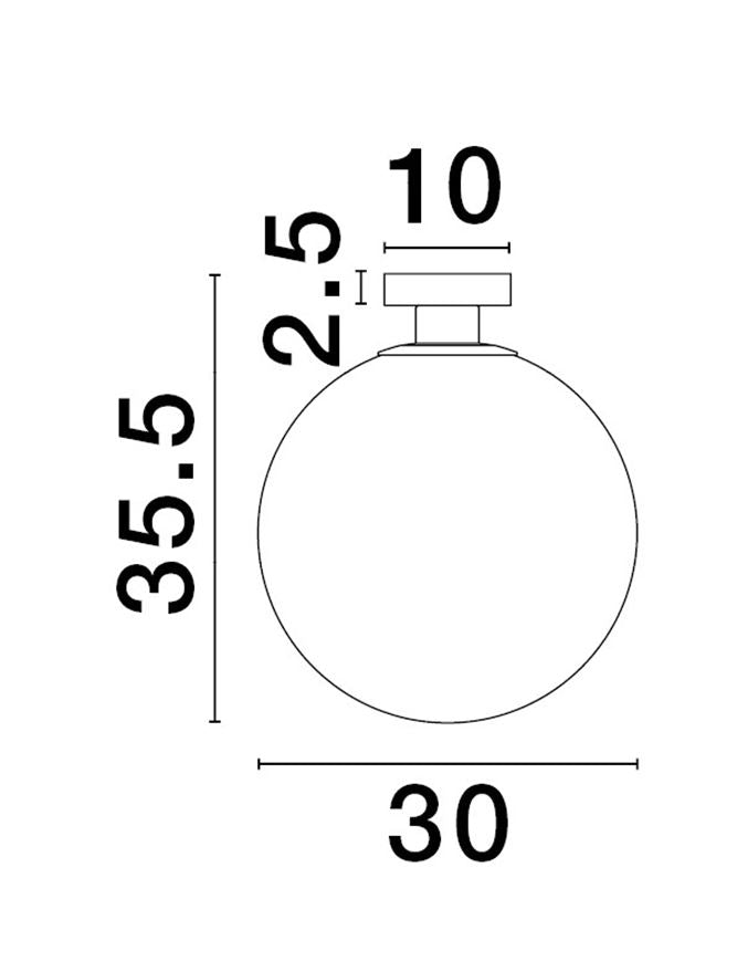 Plafoniera Nova Luce VITA 9028839