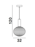 Pendul Nova Luce ALLEN 9028843
