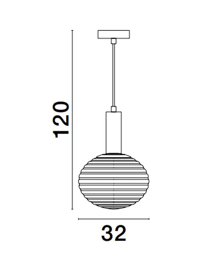 Pendul Nova Luce ALLEN 9028843