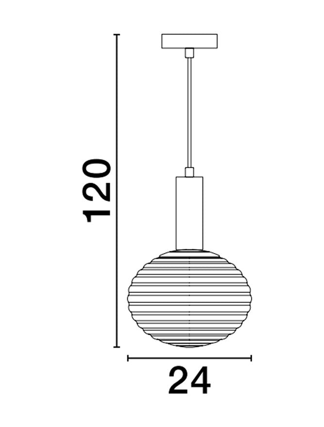 Pendul Nova Luce ALLEN 9028844