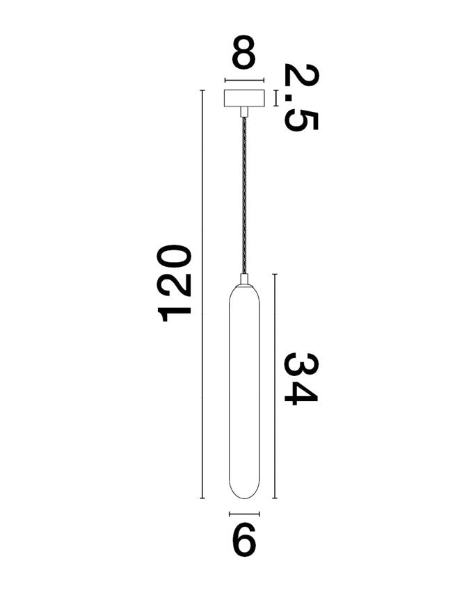 Pendul Nova Luce GUSTAVE 9028851