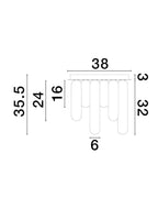 Plafoniera Nova Luce GUSTAVE 9028854