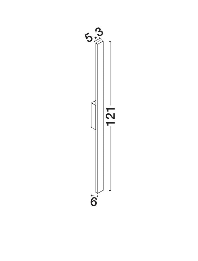 Aplica exterior lineara Nova Luce DOUL 9030104