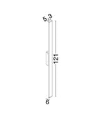 Aplica exterior lineara Nova Luce DOUL 9030104