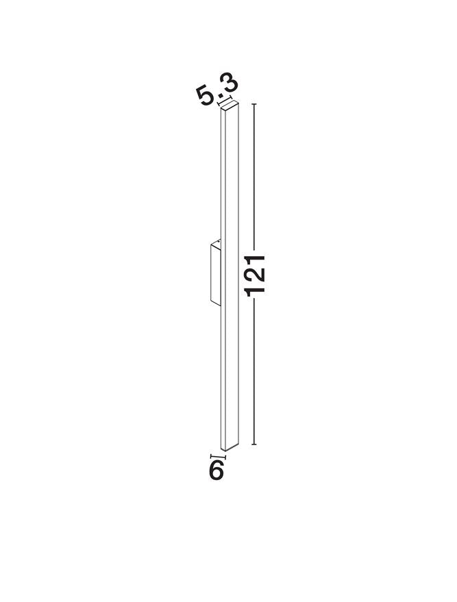 Aplica exterior lineara Nova Luce DOUL 9030105