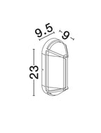 Aplica exterior Nova Luce AMEL 9030165