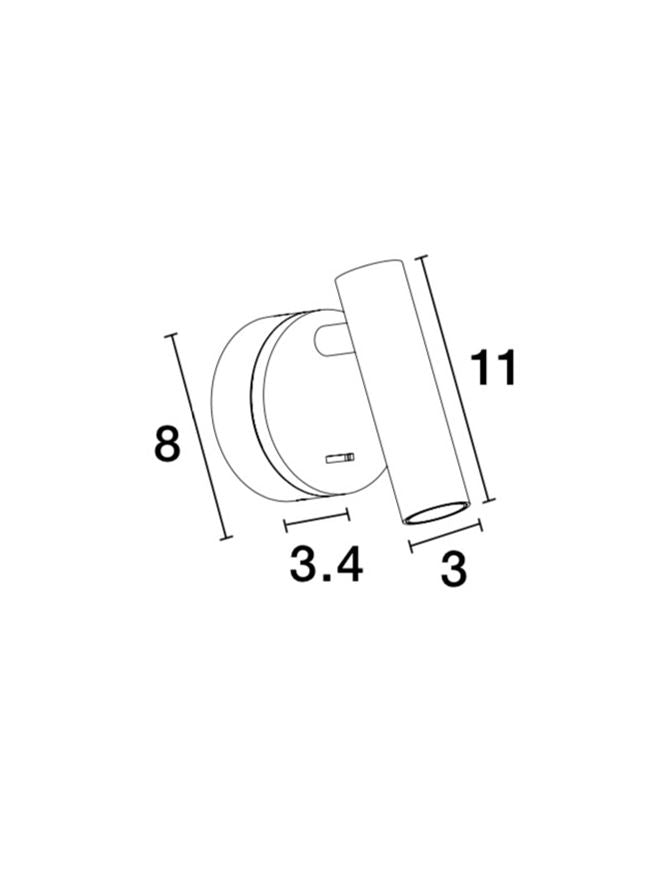 Aplica Nova Luce CLIP 9030201
