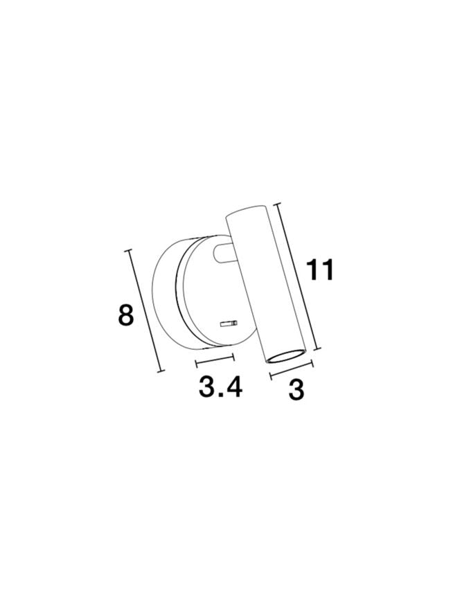 Aplica Nova Luce CLIP 9030202