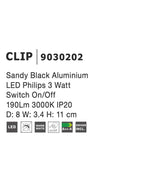 Aplica Nova Luce CLIP 9030202