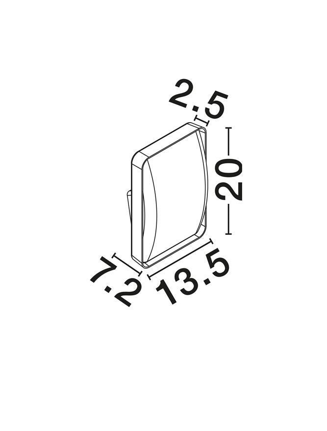 Aplica exterior Nova Luce NUBO 9030205