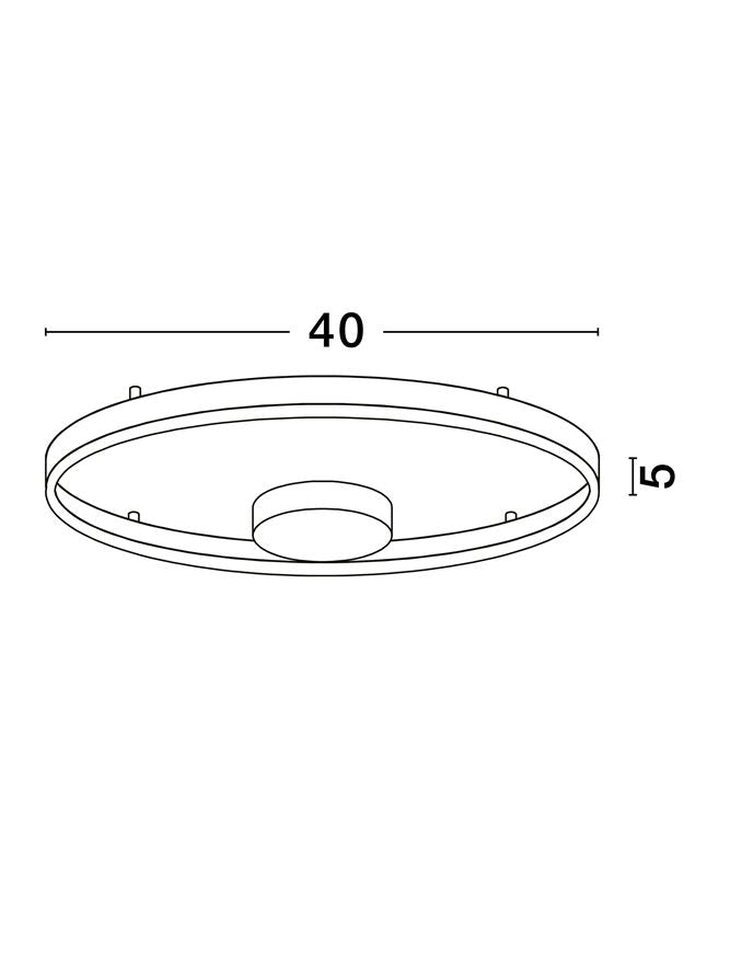 Plafoniera Nova Luce HEDRA 9030524