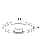 Plafoniera Nova Luce HEDRA 9030525